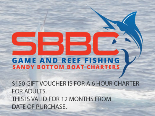 Sandy Bottom Boat Charter - Adult Gift Voucher